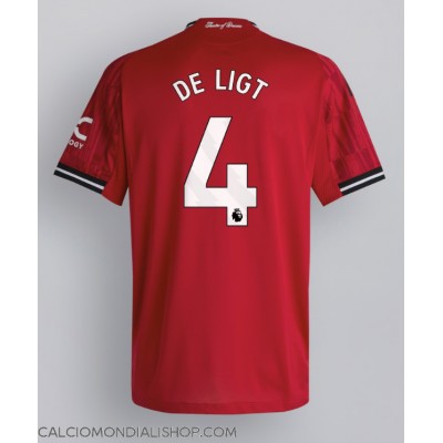 Maglie da calcio Manchester United Matthijs de Ligt #4 Prima Maglia 2025-26 Manica Corta Maglie da calcio Manchester United Matthijs de Ligt #4 Prima Maglia 2025-26 Manica Corta